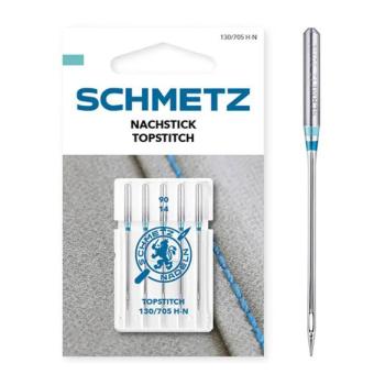 Schmetz Maschinennadeln Topstich/Metallic 90